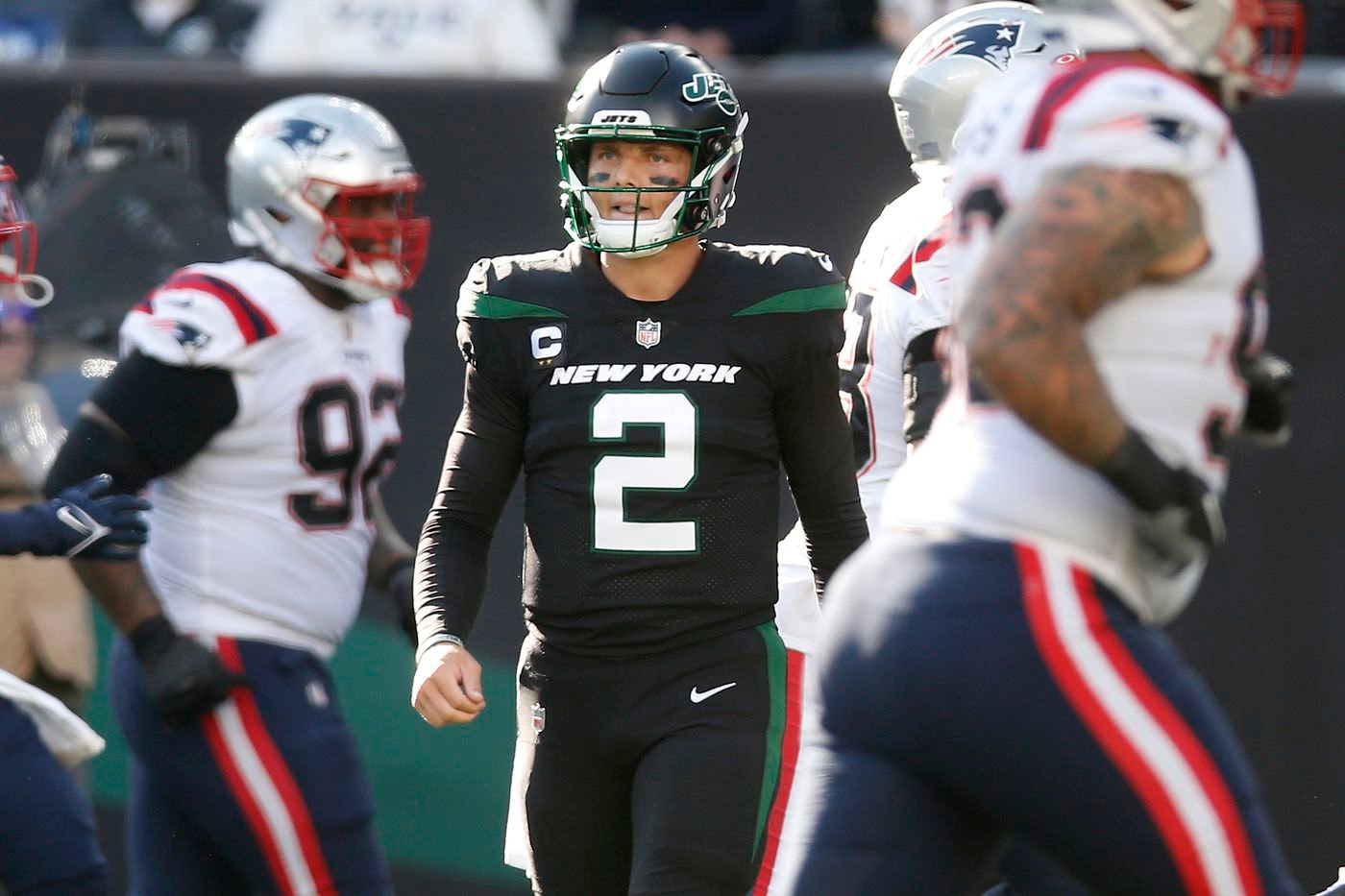 QB Zach Wilson de los Jets. (Foto: Getty Images)