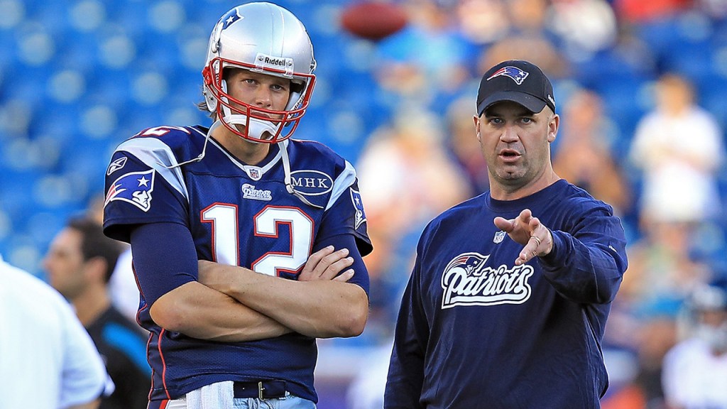 Tom Brady (izquierda), Bill O’Brien (derecha). (Foto: Getty Images)