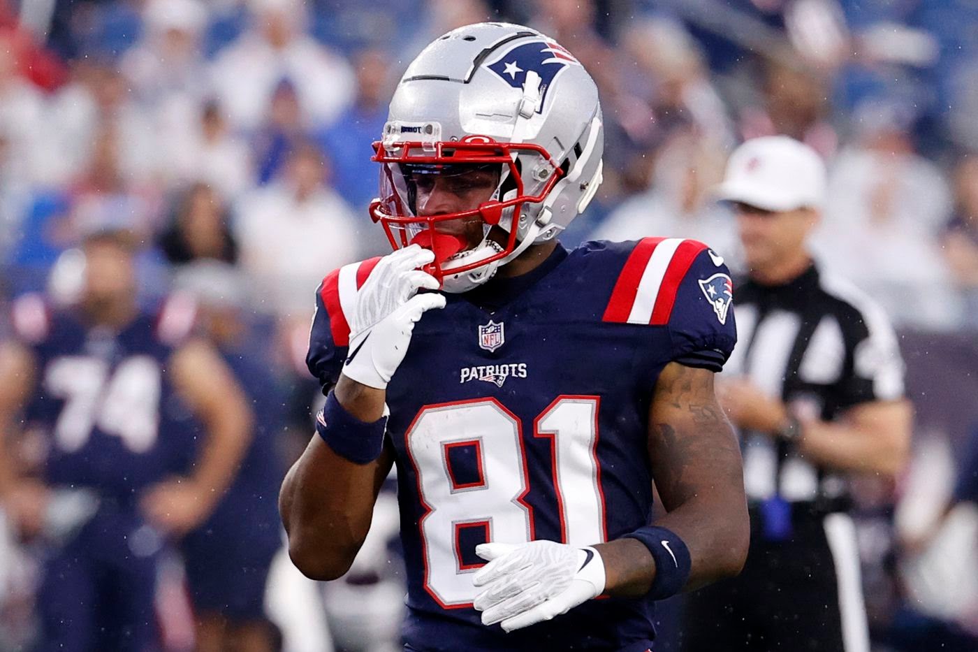 WR Demario Douglas. (Foto: Getty Images)